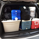 Rear end all loaded up with totes and coolers. Had to fold down the 60 part of the third row to get all the bags in.